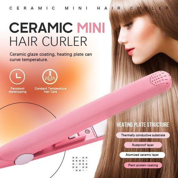 (🔥HOT SALE) Ceramic Mini Hair Curler, suitable for short and medium length hair