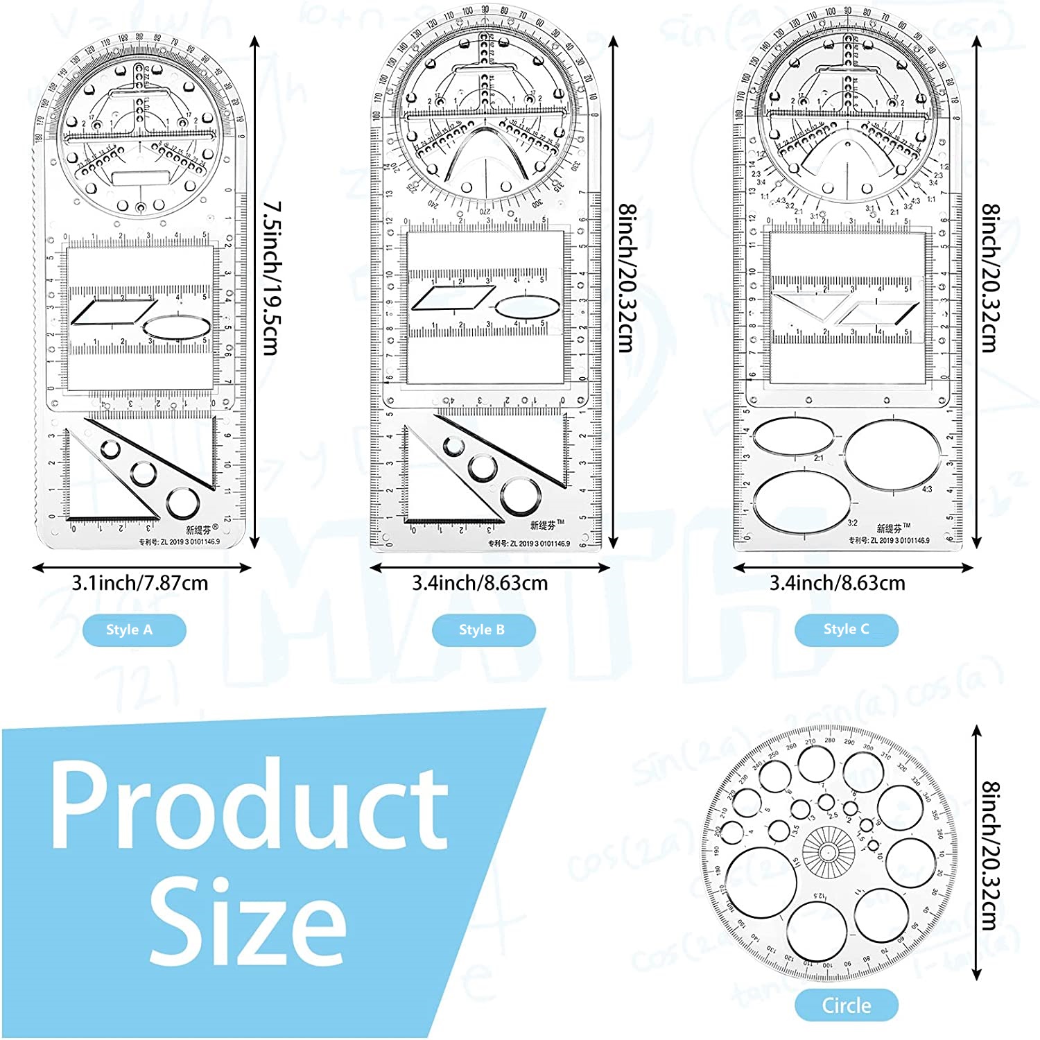 🔥Last Day Sales- 60% OFF🔥2023 Updated Design Geometric Rulers