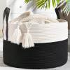 KAKAMAY Large Blanket Basket (20