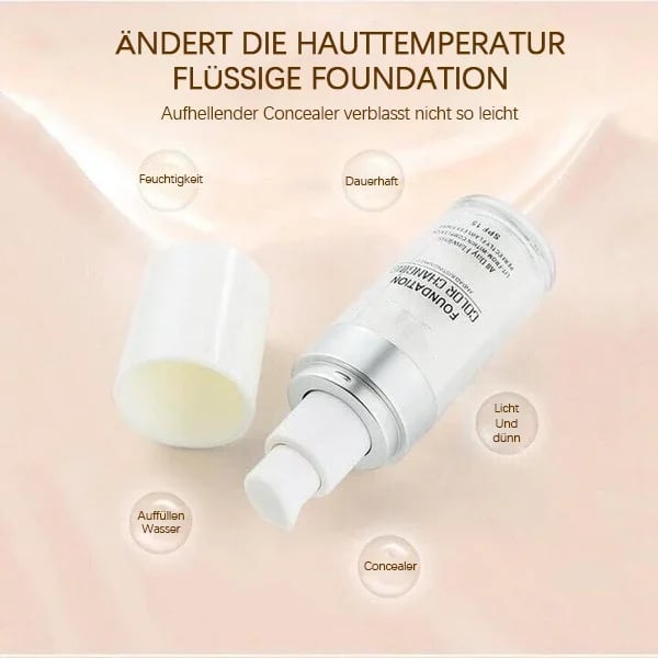 🔥Heißer Verkauf🔥Kaufen Sie 1, erhalten Sie 3 kostenlos💥Beste farbwechselnde Foundation für reife Haut