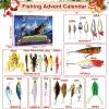 24 Days Christmas Countdown Fish Tackle Set