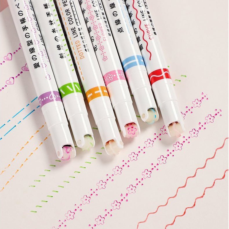(🎅Early Christmas Sale- 49% OFF) 🌈Curve Highlighter Pen🎁Ideal Stocking Stuffers