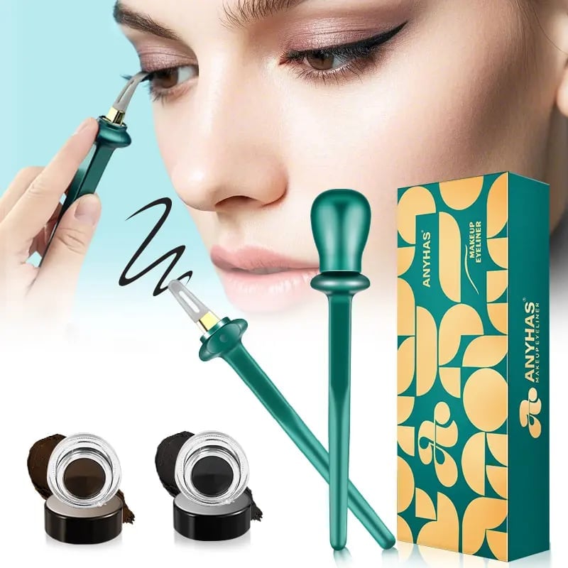 🎁TikTok Last Day Sale - 70% OFF🎉 Silicone Eye Liner Tool with Eyeliner Cream