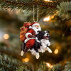 🎅Santa And Dog Hanging Ornament