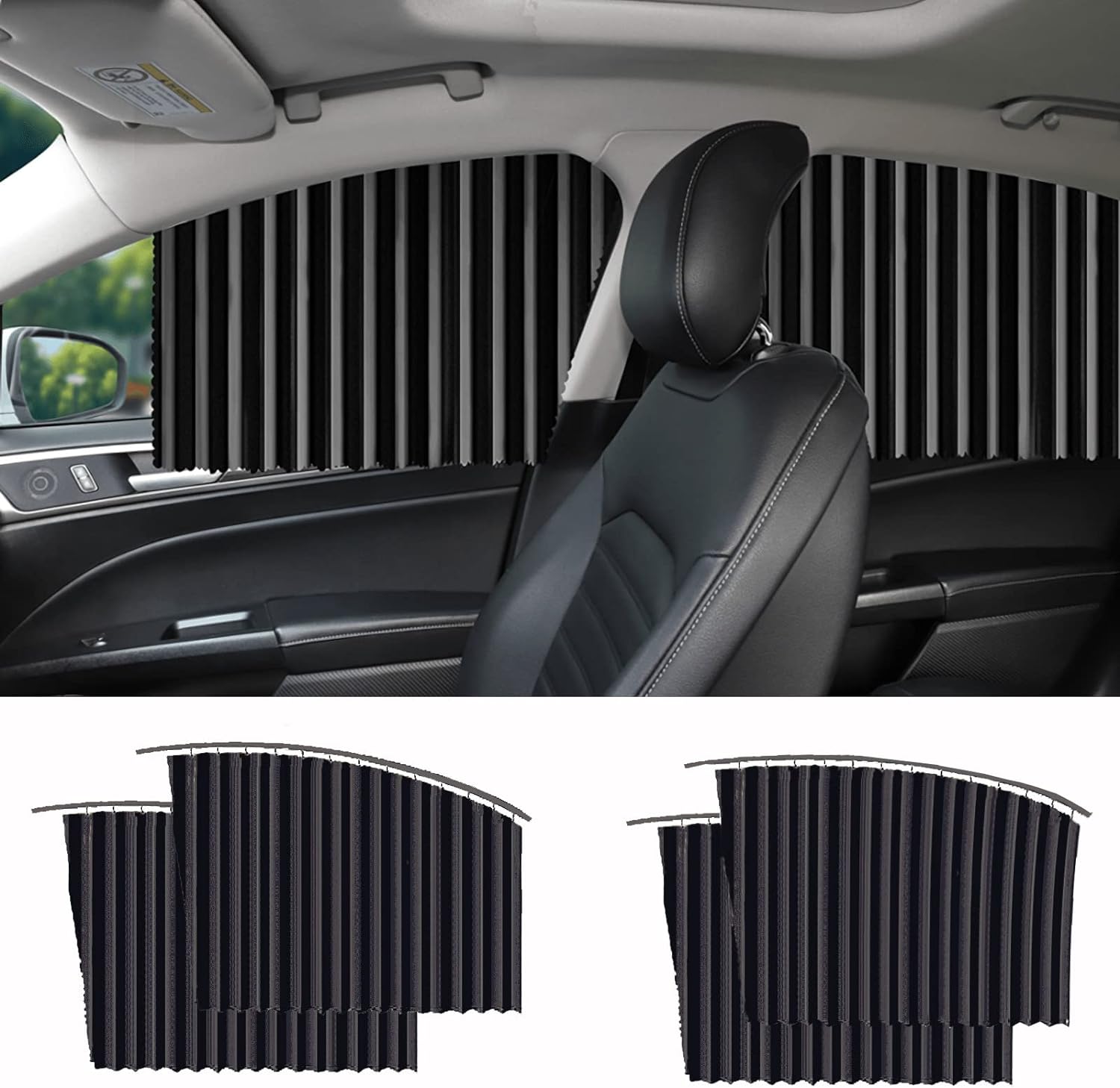 🔥Last Day Promotion 50% OFF - Universal Fit Magnetic Car Side Window Privacy Sunshade