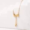 SUNNYOUTH Bow Necklace for Women Girls Bowknot Choker Necklace 14K Gold Plated Ribbon Choker Necklaces Fashion Jewelry Gifts