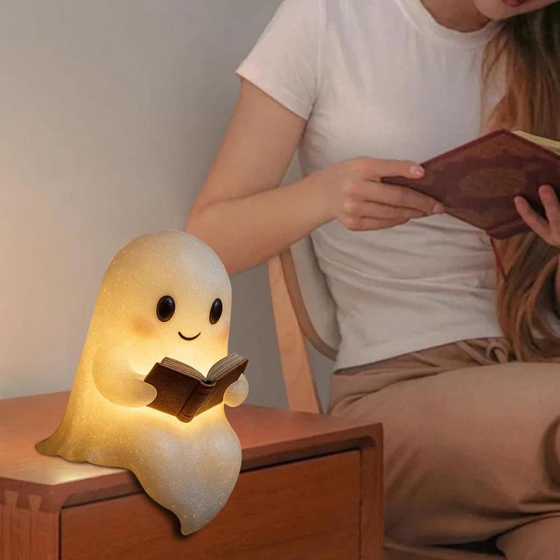 🔥Last Day Promotion 70% OFF🔥Cute Ghost Reading Book Lamp⚡️Buy 2 Free Shipping