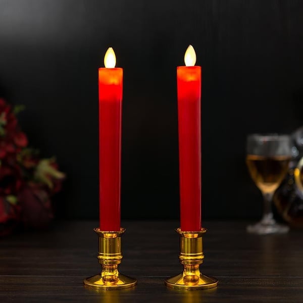 (New Year Sale- 49% OFF) 1 Pair Led Flameless Candle Light