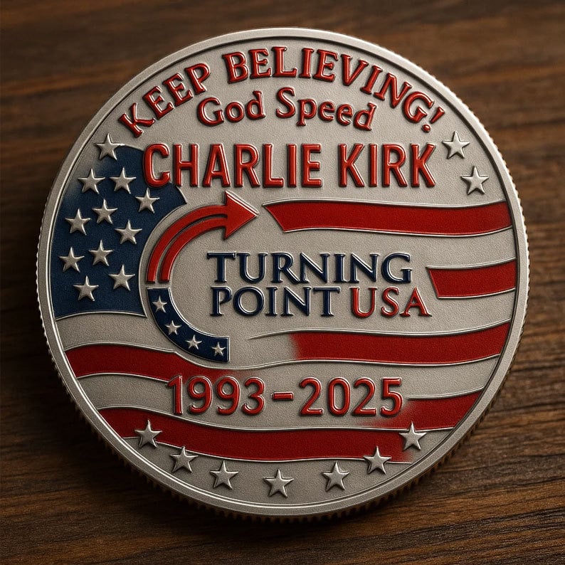 🙏60% OFF For Charlie's Fans - 🎗️🕊️Turning Point USA Commemorative Coin