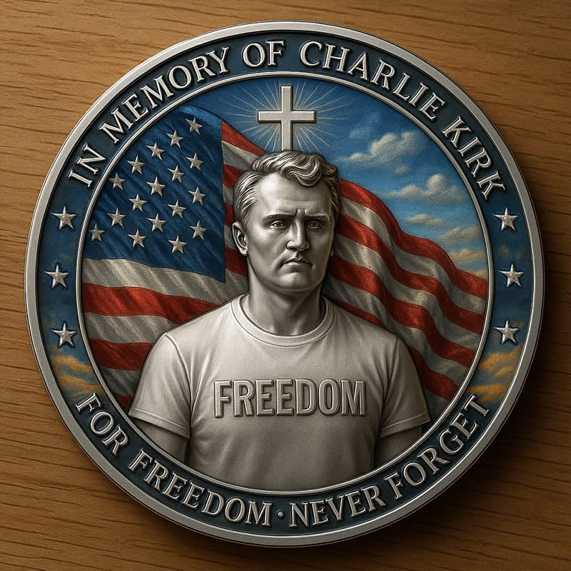 🙏🕊️ Charlie Kirk Commemorative Coin Set—🕯️Dedicated to the True Patriot