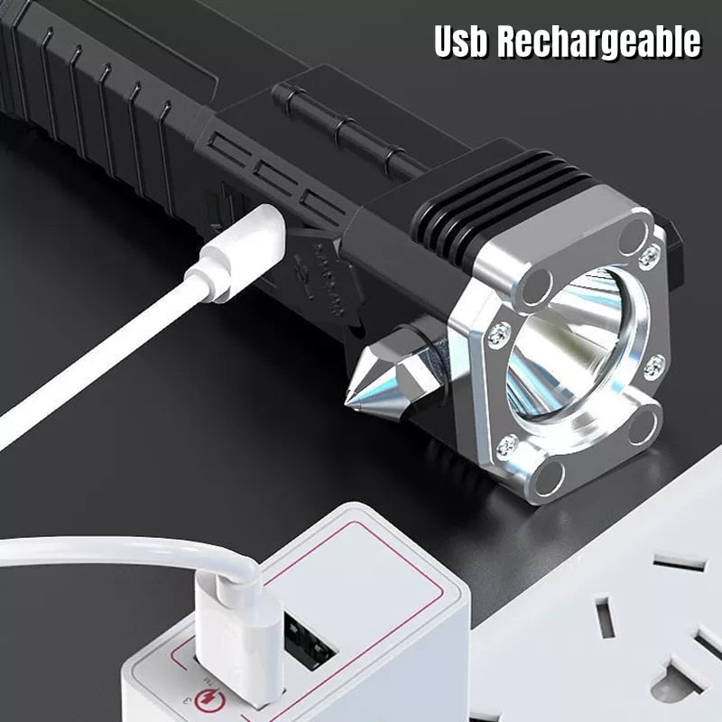 Limited Time Sale 60% OFF🎉Multifunctional LED flashlight with power bank