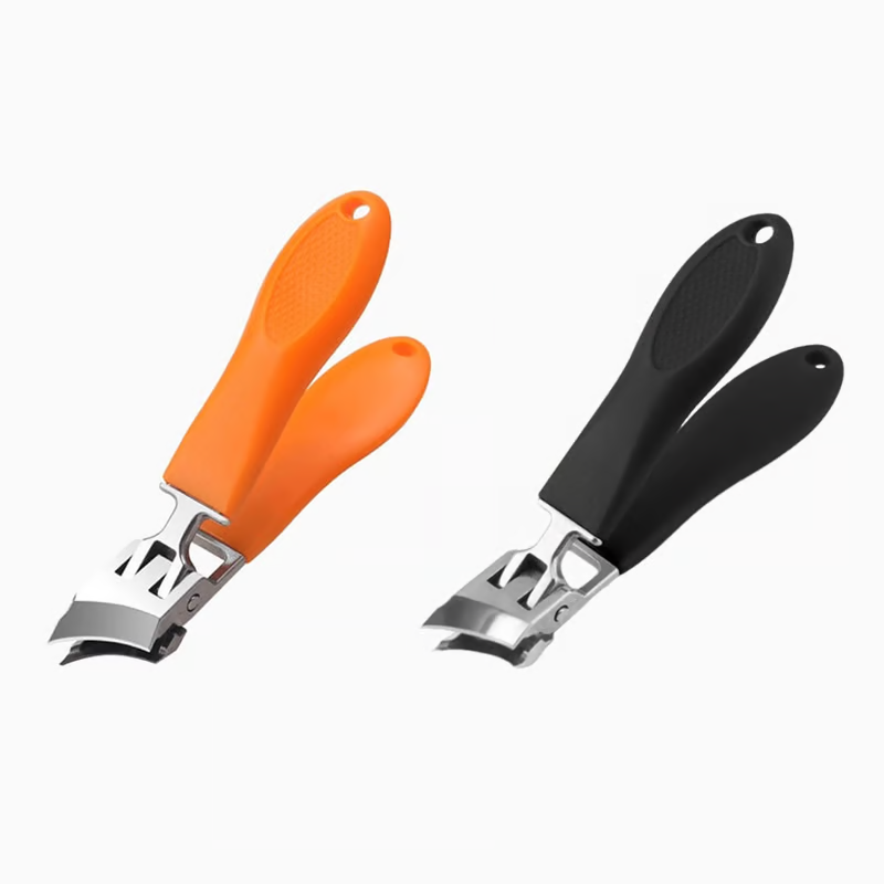 ✂️Schräger Nagelknipser mit weiter Backenöffnung und Spritzschutz