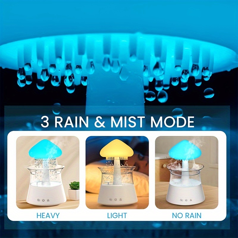 🔥Last Day Promotion - 50% OFF🎁☁️🌨️Rain Cloud Humidifier Water Drops☁️⛈️☔