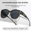 🔥Letzter Tag Verkauf 49% RABATT😎Sonnenbrille mit UV400-Schutz, passend für Überbrillen