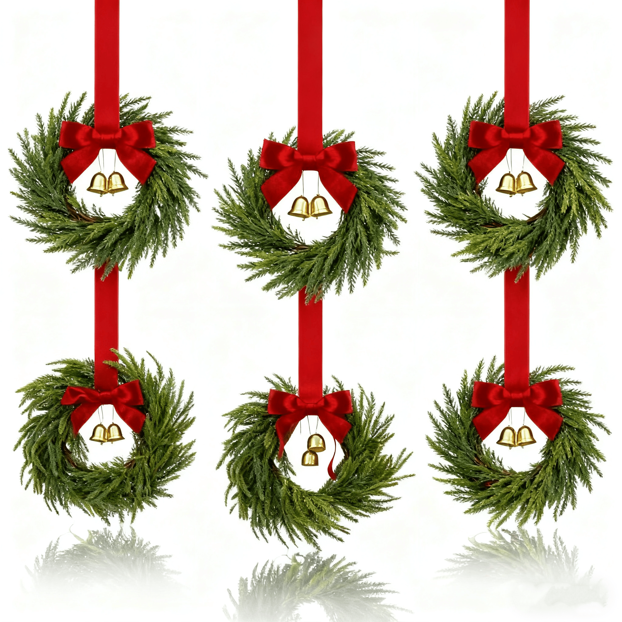 🎁 Letzter Tag 50 % RABATT🎁 Mini-Weihnachtskränze für Schränke – Maximaler Weihnachtszauber