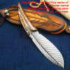 Vintage feather knife