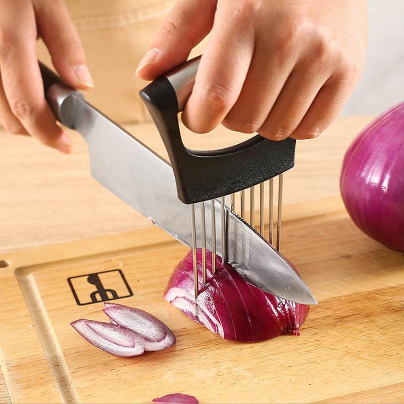 🎁2024 New Year Hot Sale🎁  49% OFF🔥 Stainless Steel Onion Slice Holder