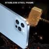 📱2023 Blue Metal Frame Matte Case Cover For iPhone(🔥BUY 2 FREE SHIPPING🔥)