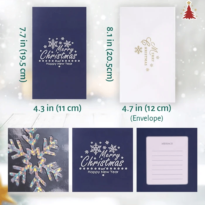 🎅Hot Sale 49% OFF✨️3D Christmas Handmade Cards，BUY 5 GET 3 FREE