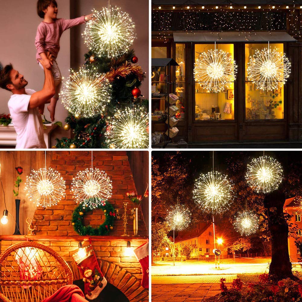 LED Copper Wire Firework Lights