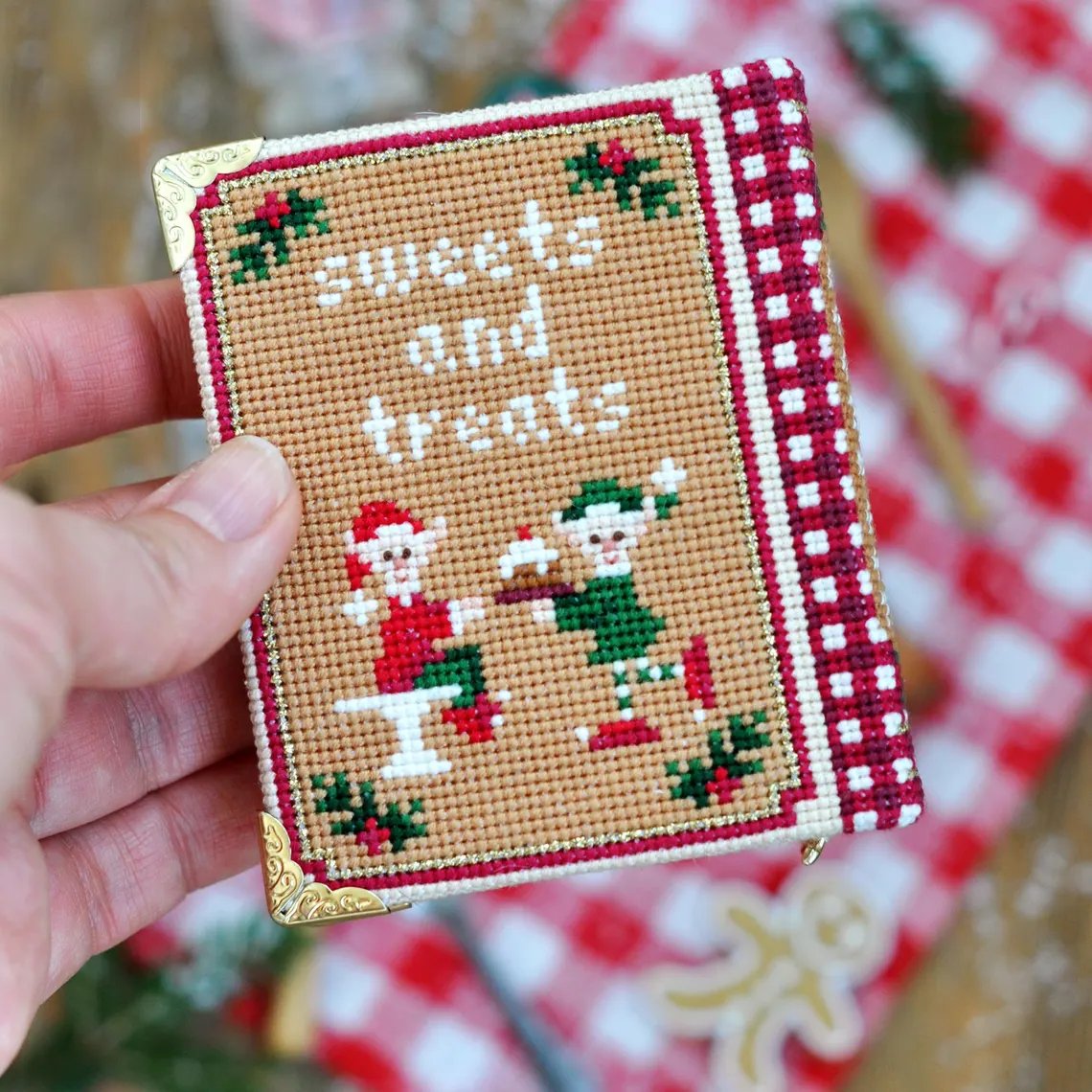🔥Last Day 49% OFF -Christmas Book SAL 3D Cross Stitch Kit – Complete Craft Set