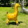 Stocking Stuffer🎅Cartoon Giraffe Foil Balloon With Wheels, Buy 4 Free Shipping