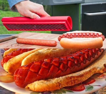 Last Day Promotion 70% OFF - 🔥Hot Dog Criss-Cross Slots Slicer⚡Buy 2 Get 1 Free(3 Pcs)