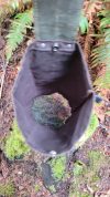 Rugged Waxed Foraging Pouch-Hip Pouch by Handmade