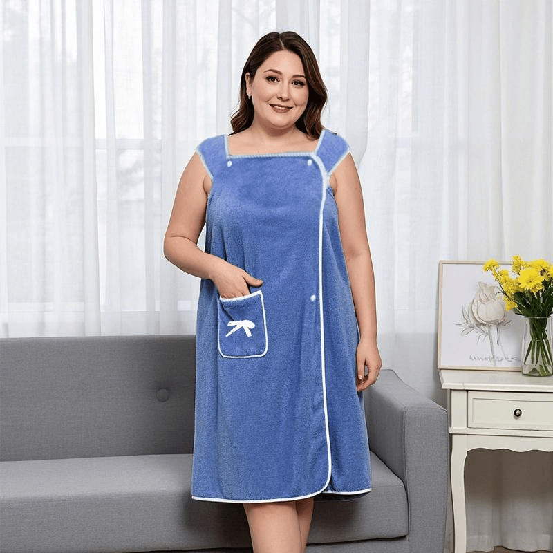 🔥Letzter Tag 49% Rabatt 🎁 Tragbarer Duschrock für Damen in Übergröße