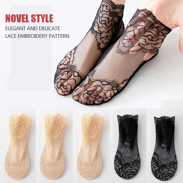 🔥The Last Day Promotion-SALE 50% OFF💋2022 NEW Ladies Fashion Lace Socks