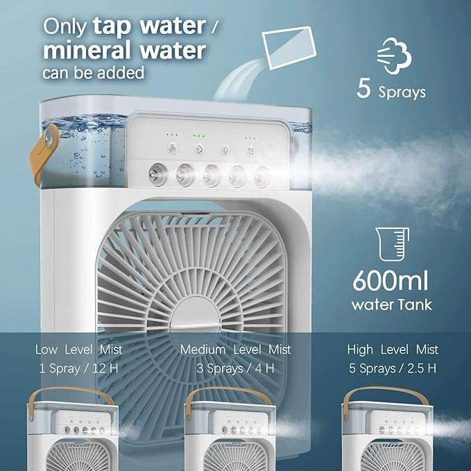 🔥2024 Summer Hot Sale🌬️- Portable Air Conditioner Fan