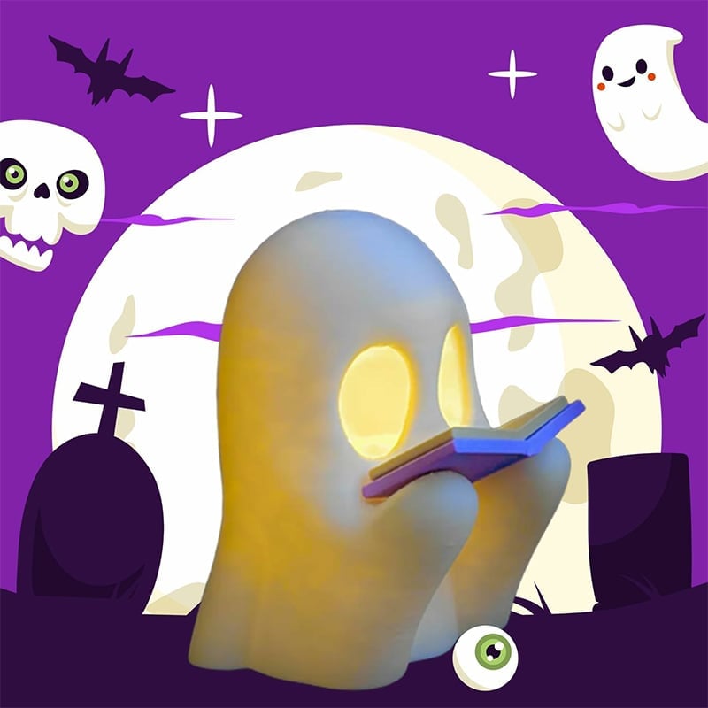 🔥Last Day Promotion 70% OFF🔥Reading Ghost Halloween Decoration⚡BUY 3 GET 3 FREE