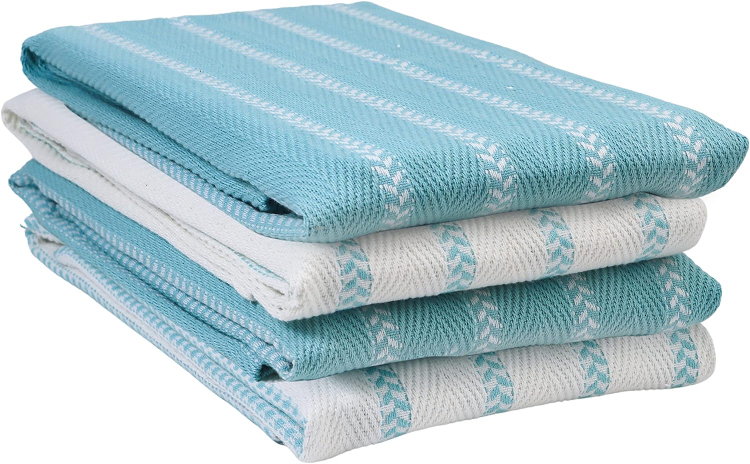 LANE LINEN Kitchen Towels Set - Pack of 6 Cotton Dish Towels for Drying Dishes, 18”x 28”, Kitchen Hand Towels, Absorbent Tea Towels, Dish Towels for Kitchen, Quick Drying Kitchen Towel Set - Olive