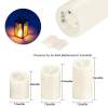 Black Friday Sale -Remote Control LED Ivory Color Pillar Candles with Timer