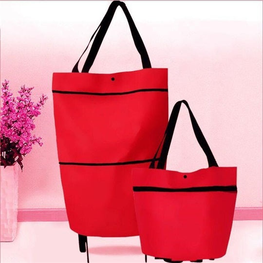 (⏰LAST DAY PROMOTION-49% OFF)2 In 1 Foldable Shopping Cart(BUY 2 FREE SHIPPING)