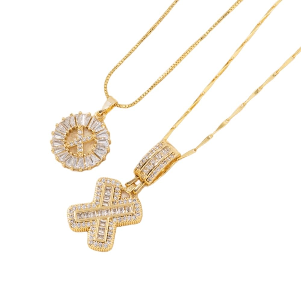 [LAST DAY 49% OFF]  🔥Initial Letter Pendant Necklaces - 2 Pack
