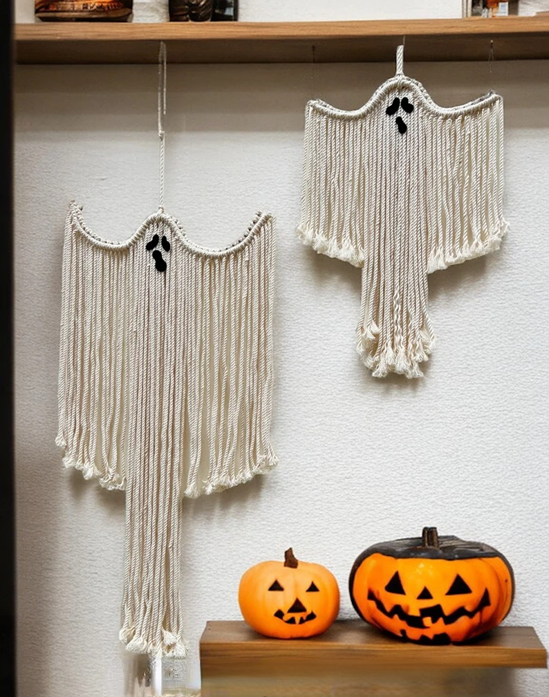 🎃Macrame Halloween Ghost