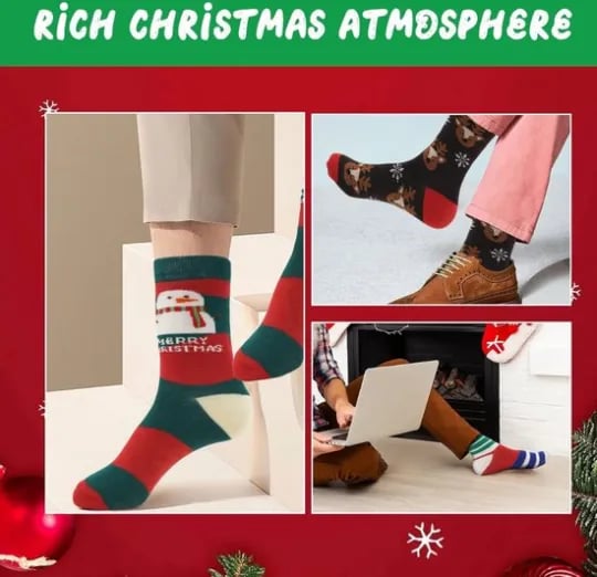 2024 Christmas Warm Socks Advent Calendar