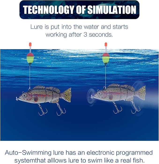 🔥Last Day Sale 49% OFF - Robotic Auto-Swimming Fishing Lure, 🎁BUY 2 FREE SHIPPING