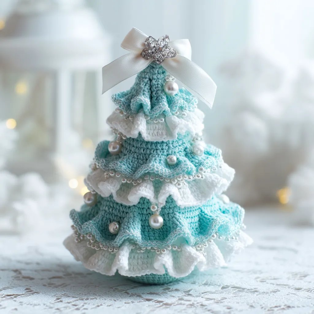 DIY Crochet Christmas Tree Kit – Handmade Holiday Decoration Set🎄