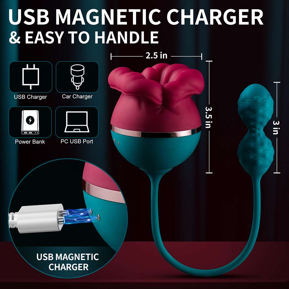 Big Mouth Vibrator 3 In1 Tongue Licking Suction G Spot Vibrator With Vibrating Dildo