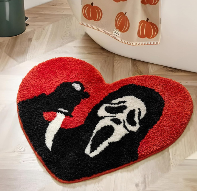 🔥👻2024 Halloween Bath Mat Ghost Tufted Rug