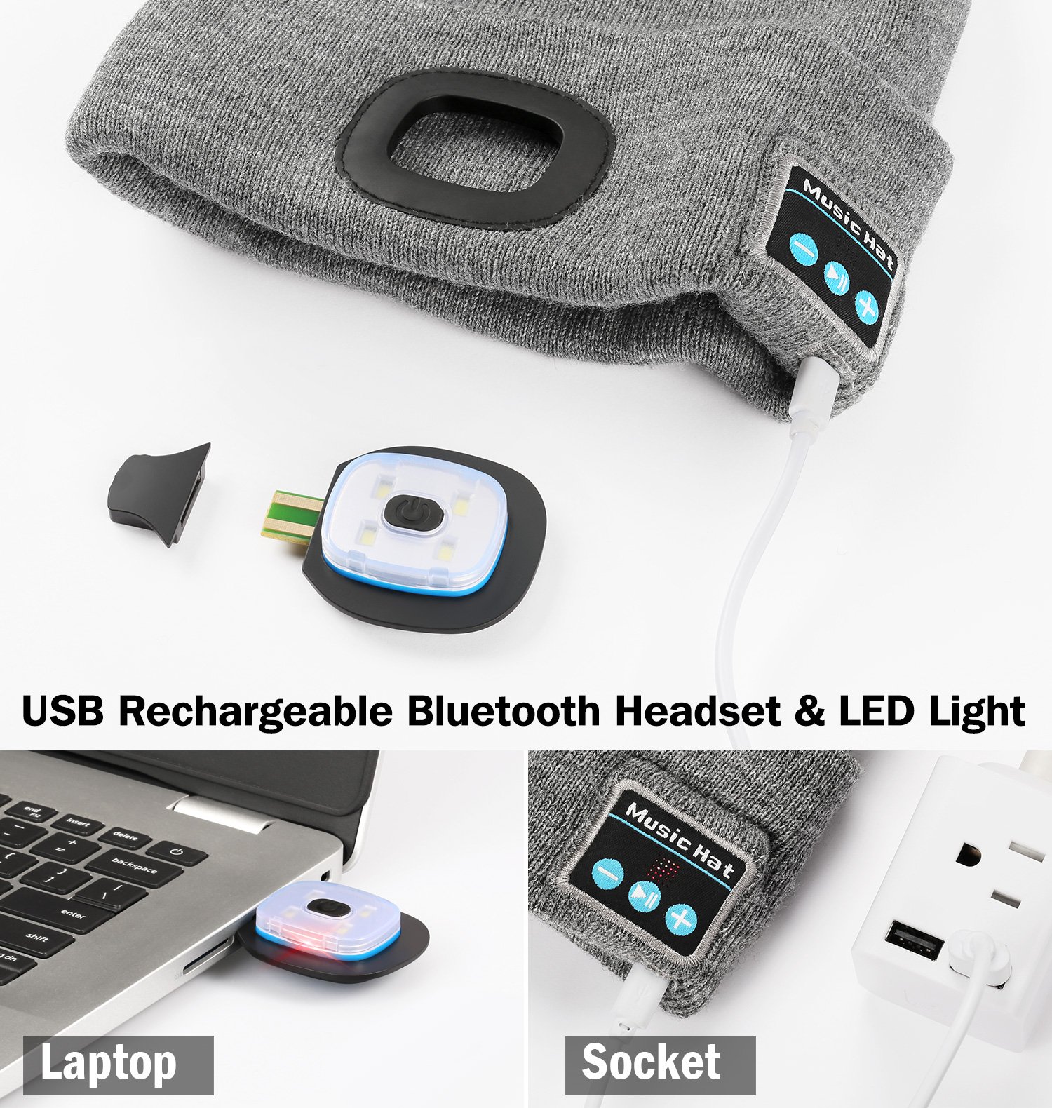 🎅Bluetooth-Mütze mit 3-in-1-Funktion