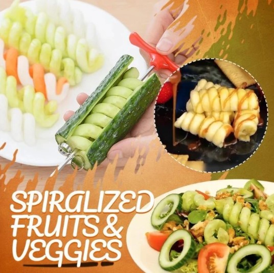 (🎅EARLY XMAS SALE - 48% OFF) Fruit Spiral Knife-BUY 2 GET 2 FREE