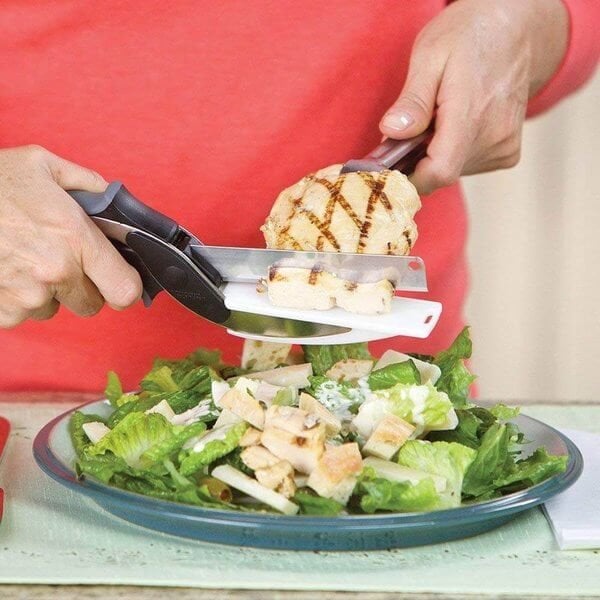 2-in-1 Knife and Built-in Cutting Board Food Chopper--🔥🔥(Last Day Promotion - Save 66% OFF)