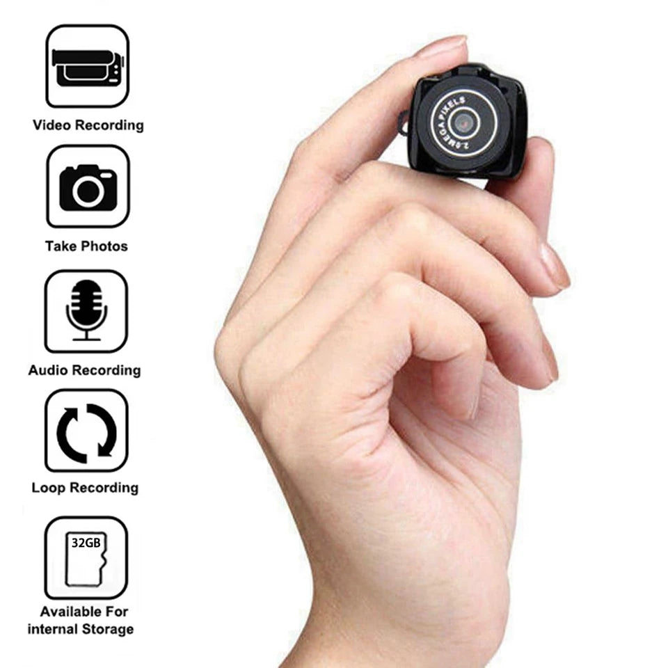 🔥Last Day Promotion - 50% OFF🎁-Mini HD Video Recorder Wireless 360-degree Night Vision Camera