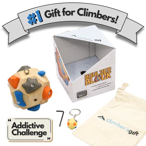 🧗‍♀️Handcrafted Boulder Block - Build Strength and Precision