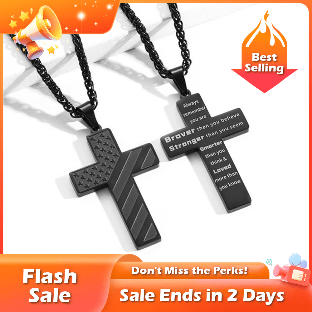 🔥Last Day Promotion 70% OFF🔥Flag Cross Necklace