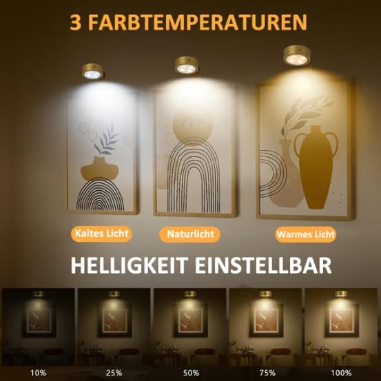 🔥Letzter Tag 49% RABATT🖼️💡Magnetisches Mallicht mit 13 Beleuchtungsmodi