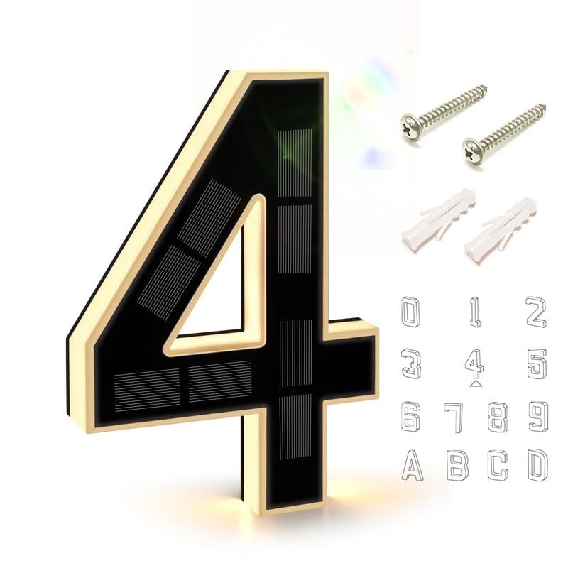 🎁TikTok Last Day Sale - 70% OFF🔥Lighted House Numbers for Outside